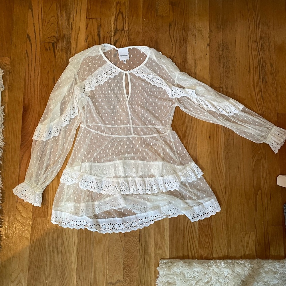 White Lace Blouse